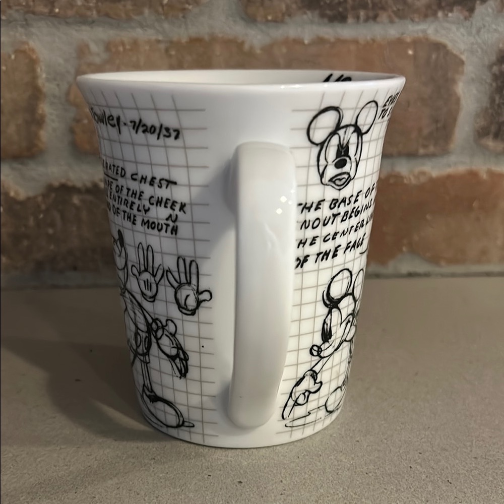 Disney Sketch Mug Mickey Mouse Animation 90th Anniversary The True Original - Picture 7 of 12